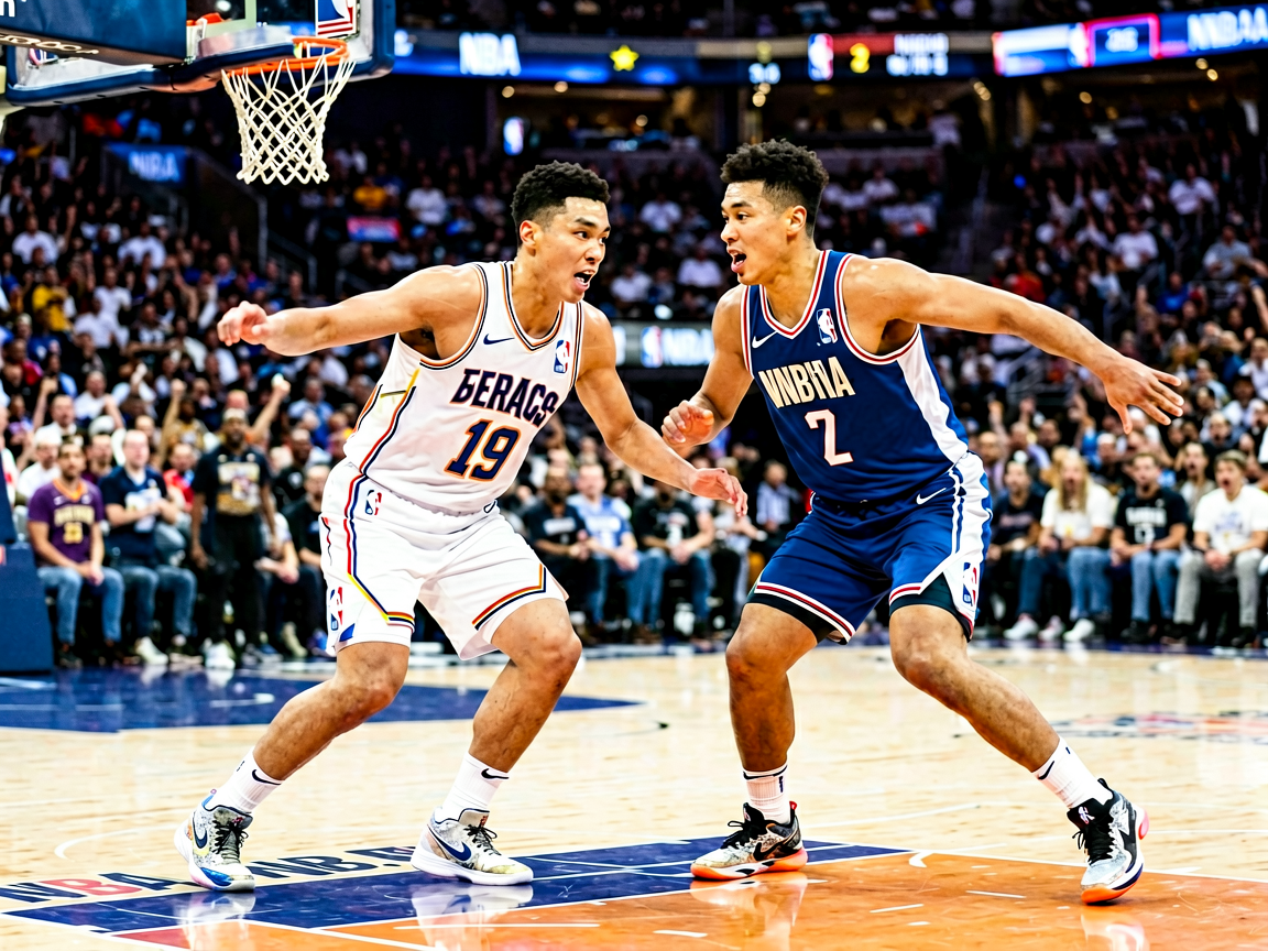 NBA季后赛激烈对抗精彩瞬间